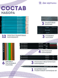 Тип товара BOX12-2KPENCIL50 Коробка 12 шт.: Набор для скетчинга в чехле: карандаши, грифели (50 предметов) за 23000 руб.  в интернет-магазине  Тип товара Коробка 12 шт.: Набор для скетчинга в чехле: карандаши, грифели (50 предметов)