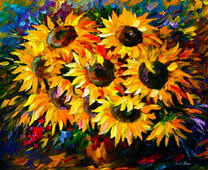 Без бренда «Собранный букет подсолнухов» в Новороссийске