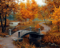 Без бренда «Осенний парк с мостом» в Новороссийске