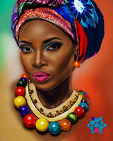 Без бренда «Портрет яркой женщины» в Новороссийске в интернет-магазине  Без бренда «Портрет яркой женщины» в Новороссийске