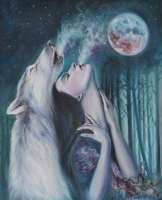 Без бренда «Девушка и волк в полнолуние» в Новороссийске в интернет-магазине Без бренда «Девушка и волк в полнолуние» в Новороссийске