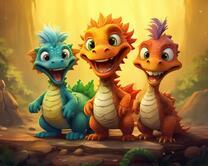 Без бренда «Милые и веселые дракончики» в Новороссийске