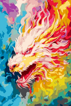 Без бренда «Разноцветный огненный дракон» в Новороссийске в интернет-магазине  Без бренда «Разноцветный огненный дракон» в Новороссийске