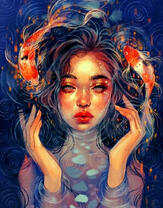 Без бренда «Девушка и карпы кои» в Новороссийске