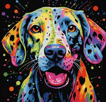 Яркий далматинец