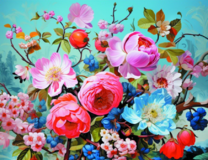 Без бренда «Пионы и другие цветы» в Новороссийске в интернет-магазине  Без бренда «Пионы и другие цветы» в Новороссийске