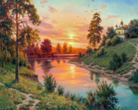 Без бренда «Вид на реку на закате» в Новороссийске в интернет-магазине  Без бренда «Вид на реку на закате» в Новороссийске