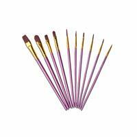 Без бренда «Кисти для рисования набор (10 шт) сиреневые» в Новороссийске